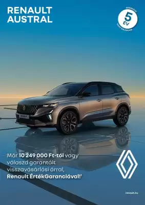 Renault akciós újság (érvényes eddig: 31-10)