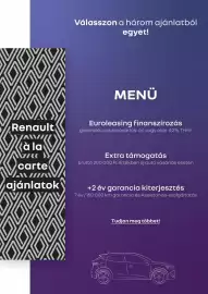 Renault akciós újság | Clio Oldal 3