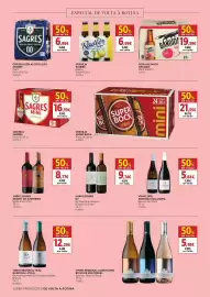 Folheto El Corte Inglés Página 10: Cerveja super bock mini €21,55, Vinho douro quinta da azinheira €8,77