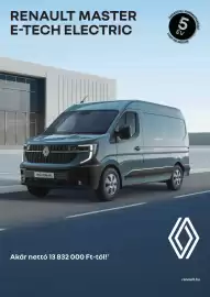 Renault akciós újság | Master e-tech electric Oldal 1