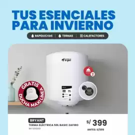 Catálogo Tiendas EFE Página 8: Bryant terma eléctrica 50l basic zafiro €399,00