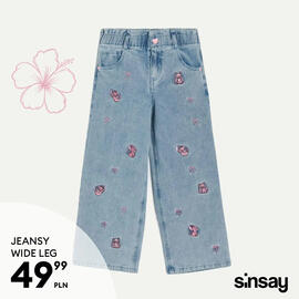 Sinsay gazetka Strona 4: Jeansy wide leg Sinsay €49,99