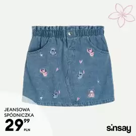 Sinsay gazetka Strona 2: Sinsay Jeansowa spódniczka z motywem Stitch €29,99