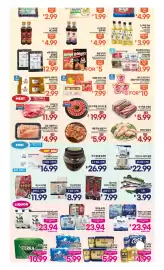 Zion Market weekly ad week 36 Page 2: Jinro Chamisul Soju 6 PK €23,94, Handung seasoned pollack roe €8,99