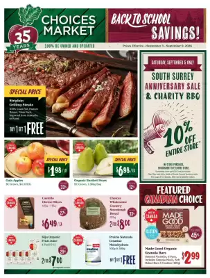 Choices Market flyer (valid until 9-09)