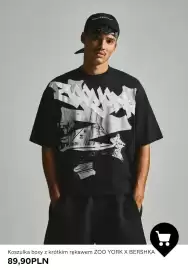 Bershka gazetka tydzień 36 Strona 3: Koszulka boxy z krótkim rękawem Zoo York x Bershka €89,90