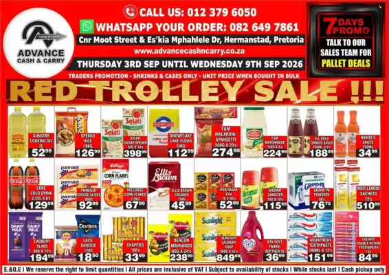 Advance Cash n Carry (valid until 9-09)