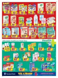 Shoprite catalogue Page 8: Johnson's baby jelly lightly fragranced €54,99, Huggies Gold Skin Soft €229,99