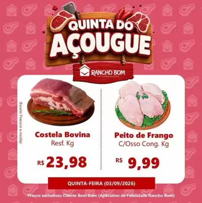 Catálogo Rancho Bom Supermercados (válido até 3-09)