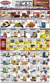 Key Food circular week 36 Page 1: First Cut Chuck Steaks €5,99, Goya Beans €1,25