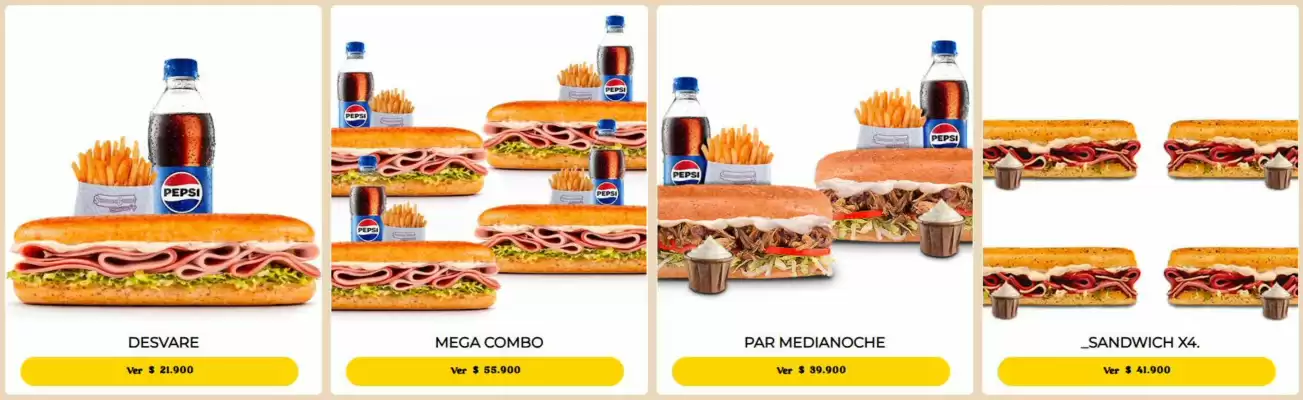 Sandwich Gourmet (válido hasta 2-10)