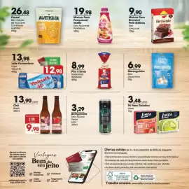 Encarte Zaffari Página 10: Merenguinho Zero Doce Amor €6,99, Mistura para brownie / petit gâteau diet lowçucar €9,90
