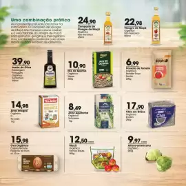 Encarte Zaffari Página 3: Arroz agulhinha orgânico volkmann €8,49, Maçã orgânica família salute €12,50