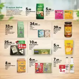 Encarte Zaffari Página 4: Massa Orgânica Grano Duro Spaghetti Renata €10,90, Tofu Natural Orgânico Samurai €23,90