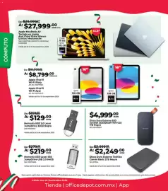 Catálogo Office Depot Página 17: Lexar JumpDrive 32GB Negro €129,00, Sandisk disco duro externo ssd €4.999,00