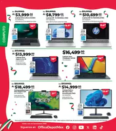 Catálogo Office Depot Página 18: Acer Aspire Lite 16 €13.999,00, Hp laptop 15-fd0161la fhd €8.799,00