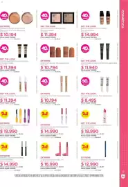 Catálogo Farmacity Página 17: Extreme bálsamo labial juicy lip €14.990,00, Extreme corrector glow tono 003 €10.194,00