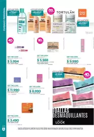 Catálogo Farmacity Página 24: Look bálsamo labial péptidos €5.994,00, Face cream look €11.990,00