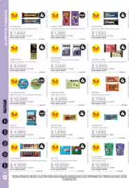 Catálogo Farmacity Página 54: Bonafide chocolate crispy €1.650,00, Animal kind alfajor vegano €4.000,00