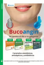 Catálogo Farmacity Página 78: Bucoangin caramelos anestésicos antisépticos y antibióticos €6.602,00