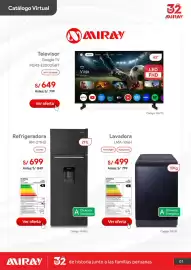 Catálogo Hiraoka Página 2: Miray refrigeradora rm-211hd €699,00, Miray lavadora lma-106h €499,00
