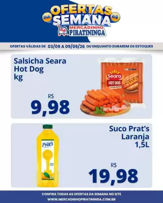 Mercadinho Piratininga (válido até 9-09)