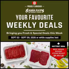 Basha Foods flyer week 36 Page 1