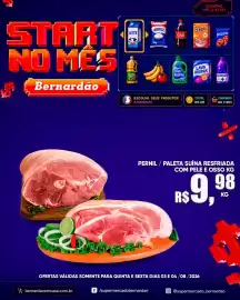 Catálogo Supermercado Bernardão Página 9: Pernil / paleta suína resfriada com pele e osso €9,98