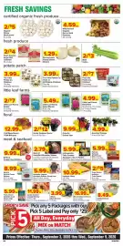 Shop 'n Save weekly ad week 36 Page 5: Bone In Pork Butt Shoulder Steaks €2,79, Hardy Outdoor Mums €12,00