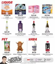 Woodman's weekly ad week 36 Page 9: Cigar Box Wines €6,99, Crown Royal RTD Cocktails €9,99