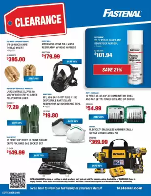 Fastenal (valid until 30-09)