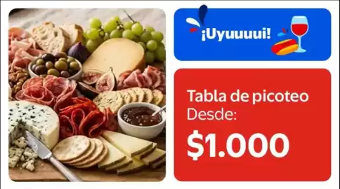 Catálogo Lider Página 9: Tabla de picoteo €1.000,00