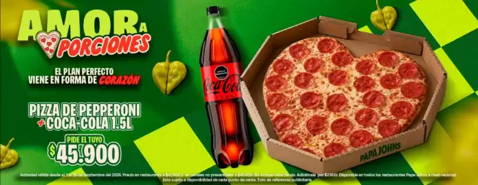 Catálogo Papa John's Página 1