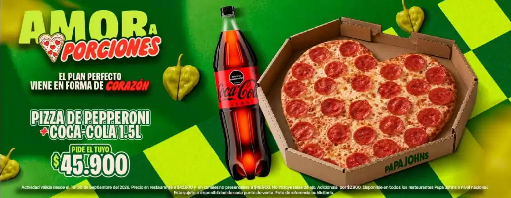 Papa John's (válido hasta 2-10)