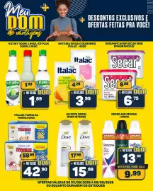 Encarte Dom Atacadista semana 36 Página 2: Mistura de bolo (sabores) italac €3,99, Sh Dove 350ml bond intense €15,98