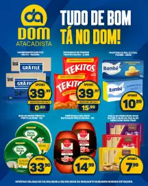 Encarte Dom Atacadista Página 2: Empanado de frango tekitos seara €39,97, Pao de Alho Mencucini €7,99