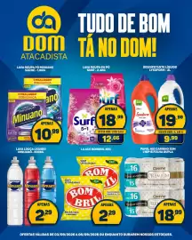 Encarte Dom Atacadista Página 6: Bom bril €2,29, Lava roupa em pó surf - 2,4kg €18,99