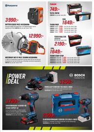 Tools reklamblad Sida 12: Tudor prof €1.649,00, Husqvarna batteri B380X pace €3.990,00
