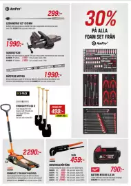 Tools reklamblad Sida 2: Milwaukee batteri m18 b5 5,0 ah €790,00, Bahco universalrörtång €459,00