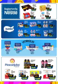 Encarte Royal Supermercados Página 6: Leite em Pó Piracanjuba €17,99, Bebida Láctea Pirakids €1,69