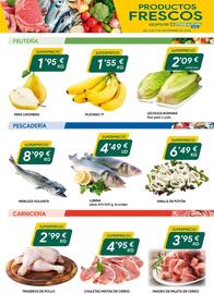 Folleto Masymas semana 36 Página 2: Chuletas mixtas de cerdo €4,95, Pera limonera €1,95