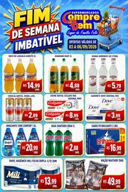 Folheto Compre Bem Página 4: Sabonete dove original €3,99, Creme dental colgate original mint €8,99