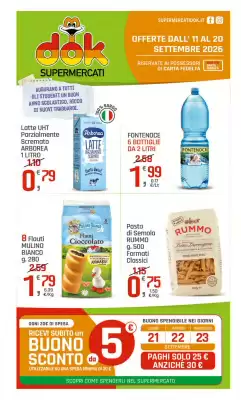 Volantino Supermercati Dok (valido fino al 20-09)