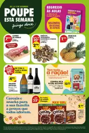 Folheto Pingo Doce semana 36 Página 1: Amêijoa vietnamita castanha c/casca €2,95, Abacaxi €1,95