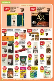 Folheto Pingo Doce semana 36 Página 18: Café moído portugal delta €3,59, Cápsulas de café ginga intensidade €9,99