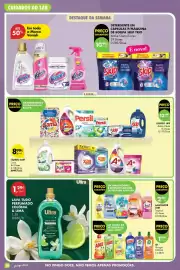 Folheto Pingo Doce semana 36 Página 26: Detergente em cápsulas p/máquina de roupa skip trio €10,99, Amaciador Surf €2,99