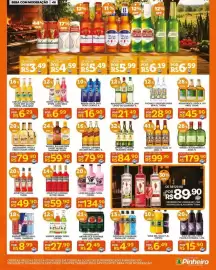 Encarte Pinheiro Supermercado Página 3: Whisky johnnie walker red label 1l €79,90, Refrigerante antarctica guaraná zero €2,49
