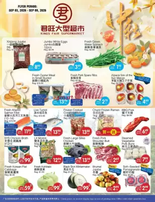 Kings Fair Supermarket flyer (valid until 9-09)