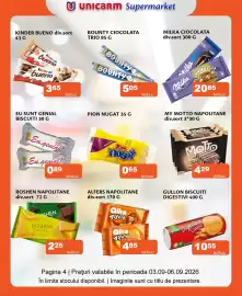 Catalog Unicarm Pagină 4: My Motto Napolitane €4,29, Bounty ciocolata trio €5,05