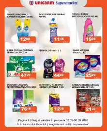 Catalog Unicarm Pagină 9: Sano Maxima €25,09, Perwoll div.sort €44,60